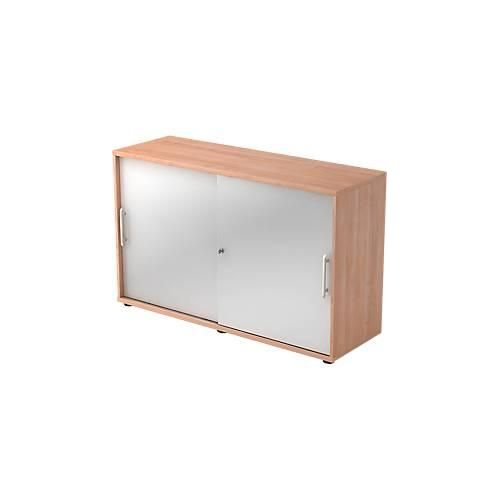 4032062024966 - HAMMERBACHER Schiebetürenschrank Prokura V1752S N S RE nussbaum silber 1 Fachboden 1200 x 400 x 748 cm