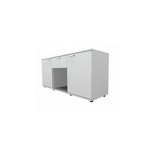 4251898809695 - Select Sideboard 2 Türen + Schub abschließbar Spanplatte B 1500 x T 420 x H 663 mm lichtgrau 4251898809695 - Select Sideboard 2 Türen + Schub abschließbar Spanplatte B 1500 x T 420 x H 663 mm lichtgrau