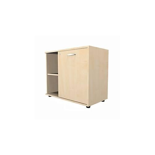 4251898809619 - Select Sideboard mit Drehtür abschließbar Spanplatte B 800 x T 420 x H 663 mm rechts anstellbar Ahorn 4251898809619 - Select Sideboard mit Drehtür abschließbar Spanplatte B 800 x T 420 x H 663 mm rechts anstellbar Ahorn