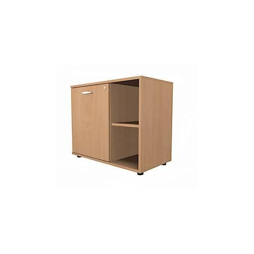 4251898809657 - Select Sideboard mit Drehtür abschließbar Spanplatte B 800 x T 420 x H 663 mm links anstellbar Buche 4251898809657 - Select Sideboard mit Drehtür abschließbar Spanplatte B 800 x T 420 x H 663 mm links anstellbar Buche