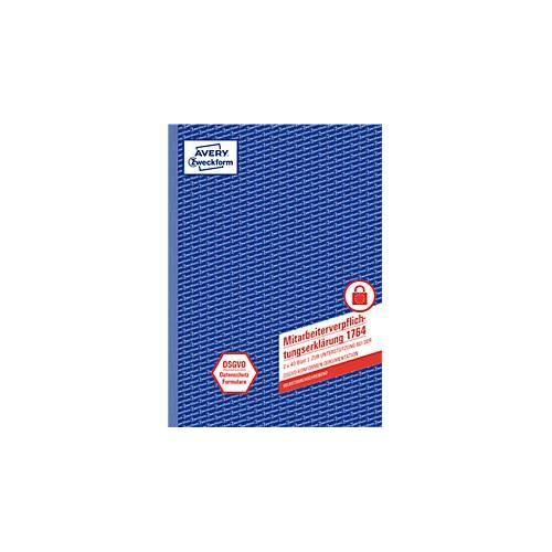 4004182017647 - Mitarbeiterverpflichtungserklärung nach DSGVO A4 selbstdurchschreibend 2x40 Blatt 4004182017647 - Mitarbeiterverpflichtungserklärung nach DSGVO A4 selbstdurchschreibend 2x40 Blatt