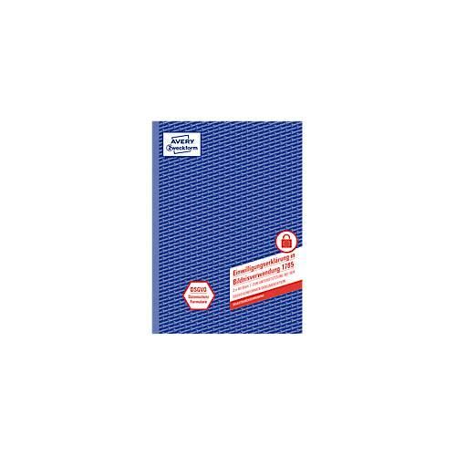 4004182017654 - Einwilligung id Bildnisverwendung A4 selbstdurchschreibend 2x40 Blatt
