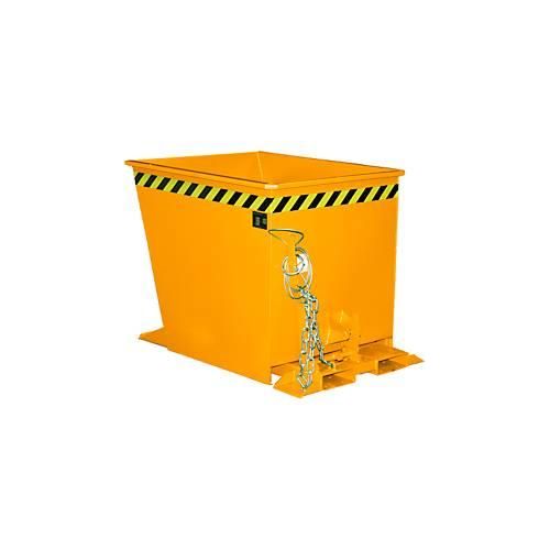 4052462060463 - Bauer - Kippbehälter Stahl LxBxH 1230x875x880 mm Volumen 055 cbm Traglast 1000 kg Farbe ral 2000 gelborange 4052462060463 - Bauer - Kippbehälter Stahl LxBxH 1230x875x880 mm Volumen 055 cbm Traglast 1000 kg Farbe ral 2000 gelborange