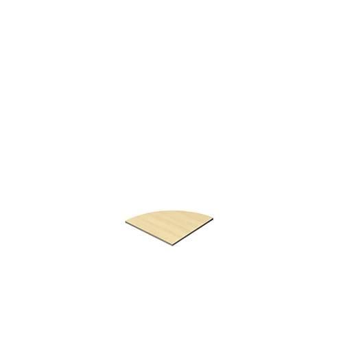 4251898810912 - Select Verkettungsplatte Moxxo IQ 90° Viertelkreis B 800 x T 800 mm Ahorn-Dekor