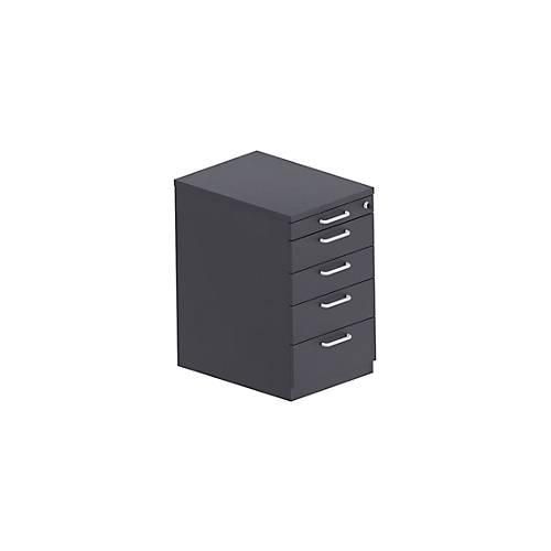 5903038927521 - Standcontainer BEXXSTAR 4 Schübe Utensilienauszug B 430 x T 600 x H 740 mm schwarz 5903038927521 - Standcontainer BEXXSTAR 4 Schübe Utensilienauszug B 430 x T 600 x H 740 mm schwarz