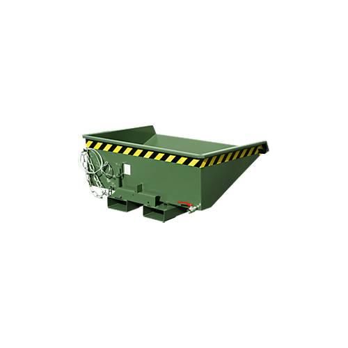 4052462063716 - Mini-Spänebehälter Typ EXPO-E 275 Seilzug-Kippvorgang Inhalt 0275 m³ bis 750 kg resedagrün RAL 6011