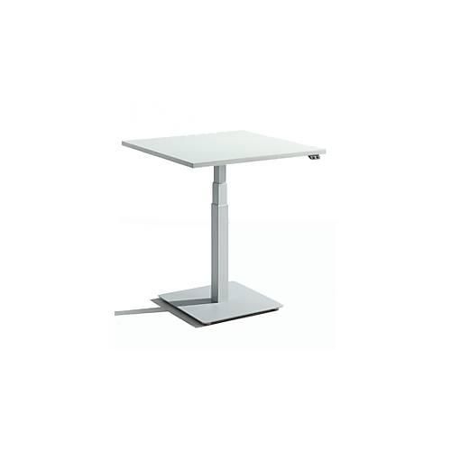 4251898811032 - Select Monosäulen-Beistelltisch Start Off elektrisch höhenverstellbar B 800 x T 800 mm lichtgrau 4251898811032 - Select Monosäulen-Beistelltisch Start Off elektrisch höhenverstellbar B 800 x T 800 mm lichtgrau
