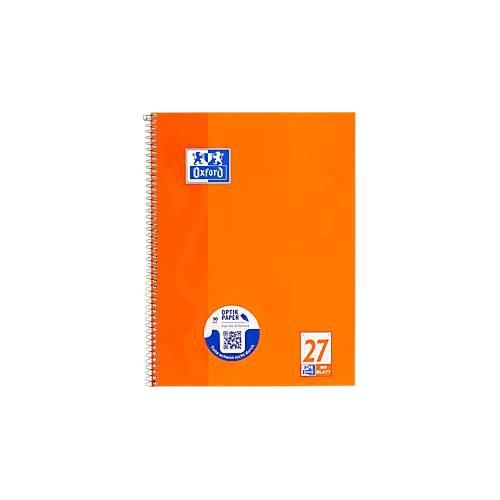 4006144921245 - Collegeblock Oxford A4+ 80 Blatt 90g m² 4-fach gelocht Rand rechts & links liniert 10 Stück