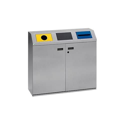 4030695212118 - Wertstoff-Sammelstation eckiges Kopfteil silber 4030695212118 - Wertstoff-Sammelstation eckiges Kopfteil silber