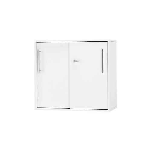 4251898811193 - Select Anstell- Aufsatz-Schiebetürenschrank Start Off in Tischhöhe abschließbar B 800 x T 420 x H 726 mm weiß weiß 4251898811193 - Select Anstell- Aufsatz-Schiebetürenschrank Start Off in Tischhöhe abschließbar B 800 x T 420 x H 726 mm weiß weiß