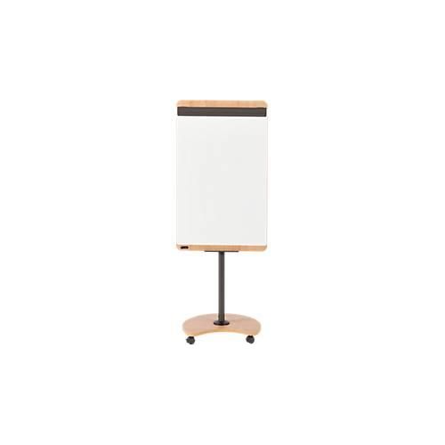 8427951618016 - Multifunktions-Flipchart NATURAL mobil HxBxT 2000 x 690 x 620 mm Rahmen in Holzoptik mit Rollen kaiserkraft