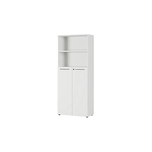 4005949423633 - Aktenschrank Agenda 5 OH B 800 x H 1970 x T 400 mm 2 offene Fächer abschließbar lichtgrau 4005949423633 - Aktenschrank Agenda 5 OH B 800 x H 1970 x T 400 mm 2 offene Fächer abschließbar lichtgrau