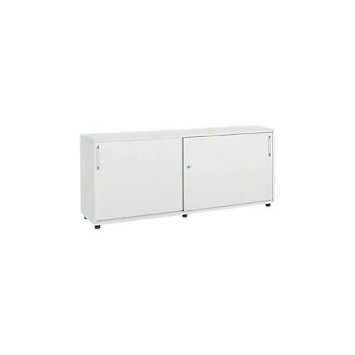 4251898812206 - Select Anstellschiebetürenschrank aus Holz 2 Fachböden B 1600 mm x T 421 x H 750 mm lichtgrau 4251898812206 - Select Anstellschiebetürenschrank aus Holz 2 Fachböden B 1600 mm x T 421 x H 750 mm lichtgrau