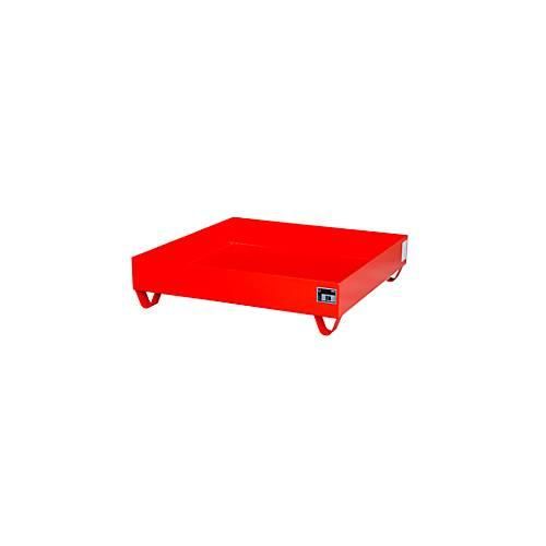 4052462021297 - Stahl-Auffangwanne ohne Gitterrost 1200 x 1200 mm rot RAL 3000 4052462021297 - Stahl-Auffangwanne ohne Gitterrost 1200 x 1200 mm rot RAL 3000