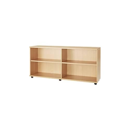 4251898812121 - Select Anstellregal aus Holz 2 Fachböden B 1600 mm x T 421 x H 750 mm Ahorn 4251898812121 - Select Anstellregal aus Holz 2 Fachböden B 1600 mm x T 421 x H 750 mm Ahorn