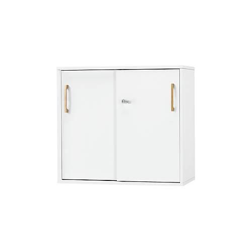 4251898812688 - Select Schiebetürenschrank Start Off Wood 2 OH abschließbar B 800 x T 420 x H 726 mm Holz weiß