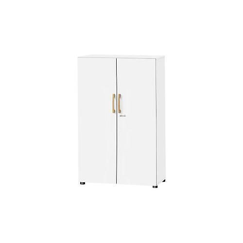 4251898812831 - Select Schrank Start Off Wood 4 OH abschließbar B 800 x T 420 x H 1470 mm Holz weiß