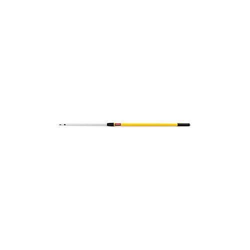 0086876182460 - Teleskopstiel für Wischmopps Rubbermaid® Hygen™ Quick-Connect Schnellverbindungssystem mit Griff L 121-182 m Alumnium gelb-schwarz-weiß