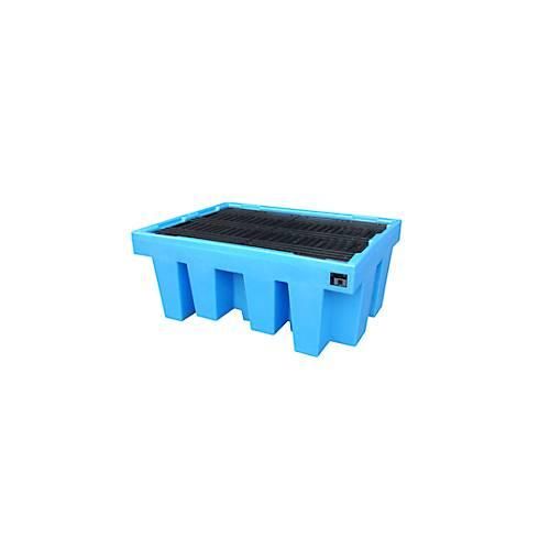 4052462048799 - Auffangwanne aus PE BxTxH 1350x1760x710 mm für 1xKTC 1000 Liter Auffangvolumen 1000 Liter mit PE-Gitterrost 4052462048799 - Auffangwanne aus PE BxTxH 1350x1760x710 mm für 1xKTC 1000 Liter Auffangvolumen 1000 Liter mit PE-Gitterrost