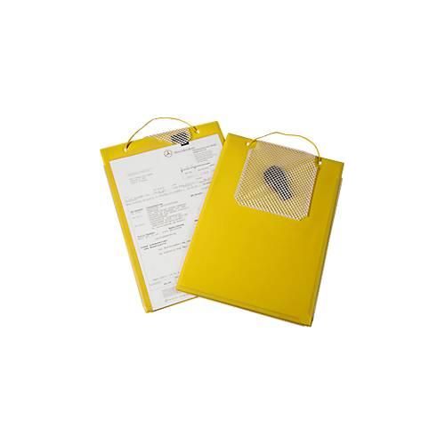 4052301029101 - Auftragstasche Edge für DIN A4 Dokumente Schlüsselfach B 230 x T 5 x H 330 mm 10 Stück gelb 4052301029101 - Auftragstasche Edge für DIN A4 Dokumente Schlüsselfach B 230 x T 5 x H 330 mm 10 Stück gelb