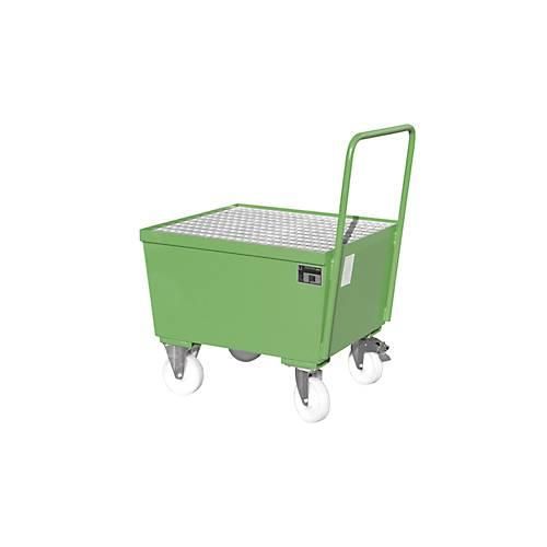 4052462047501 - Fahrbare Auffangwanne aw-f 1 max 1 Fässer Resedagrün - Bauer 4052462047501 - Fahrbare Auffangwanne aw-f 1 max 1 Fässer Resedagrün - Bauer