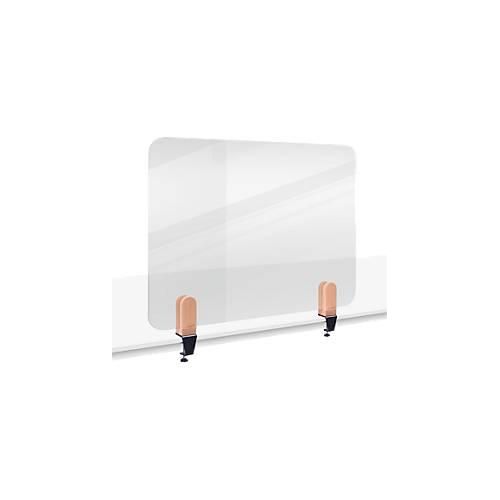 8713797101257 - transparente Tischtrennwand Elements Acrylglas inkl 2 Tischklemmen B 800 x H 600 x T 5 mm 8713797101257 - transparente Tischtrennwand Elements Acrylglas inkl 2 Tischklemmen B 800 x H 600 x T 5 mm