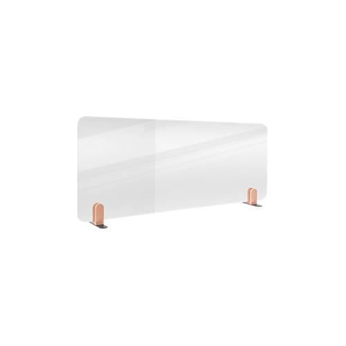 8713797101301 - transparente Tischtrennwand Elements Acrylglas inkl 2 Fußhalterungen B 1600 x H 600 x T 5 mm 8713797101301 - transparente Tischtrennwand Elements Acrylglas inkl 2 Fußhalterungen B 1600 x H 600 x T 5 mm