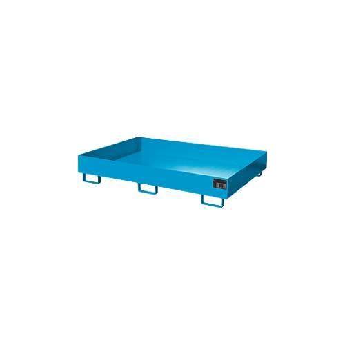 4052462030626 - eurokraft pro Regal-Bodenwanne 240 l Auffangvolumen LxBxH 1750 x 1300 x 250 mm ohne Gitterrost blau lackiert 4052462030626 - eurokraft pro Regal-Bodenwanne 240 l Auffangvolumen LxBxH 1750 x 1300 x 250 mm ohne Gitterrost blau lackiert