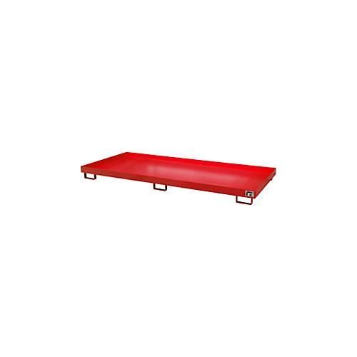 4052462055414 - eurokraft pro Regal-Bodenwanne 240 l Auffangvolumen LxBxH 3250 x 1300 x 195 mm ohne Gitterrost feuerrot 4052462055414 - eurokraft pro Regal-Bodenwanne 240 l Auffangvolumen LxBxH 3250 x 1300 x 195 mm ohne Gitterrost feuerrot