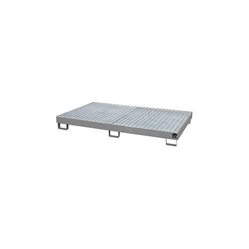 4052462040953 - Regalwanne Typ RW GR 2200-1 mit Gitterrost grau RAL7005