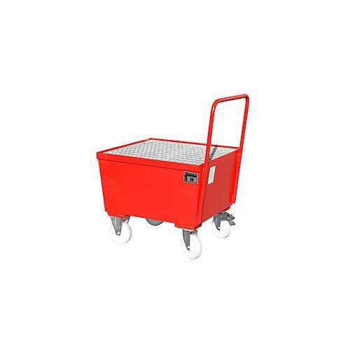 4052462047495 - Fahrbare Auffangwanne AW-F 1 max 1 Fässer Feuerrot 4052462047495 - Fahrbare Auffangwanne AW-F 1 max 1 Fässer Feuerrot