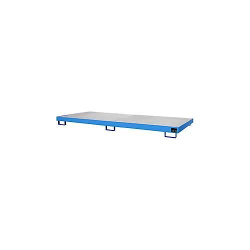 4052462055469 - eurokraft pro Regal-Bodenwanne 240 l Auffangvolumen LxBxH 3250 x 1300 x 195 mm mit Gitterrost lichtblau 4052462055469 - eurokraft pro Regal-Bodenwanne 240 l Auffangvolumen LxBxH 3250 x 1300 x 195 mm mit Gitterrost lichtblau