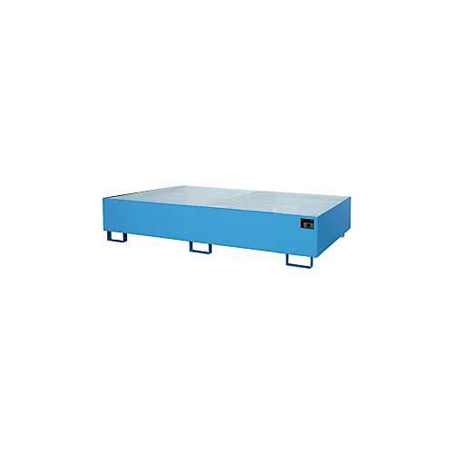 4052462030855 - eurokraft pro Regal-Bodenwanne 540 l Auffangvolumen LxBxH 2650 x 1300 x 300 mm mit Gitterrost lichtblau 4052462030855 - eurokraft pro Regal-Bodenwanne 540 l Auffangvolumen LxBxH 2650 x 1300 x 300 mm mit Gitterrost lichtblau