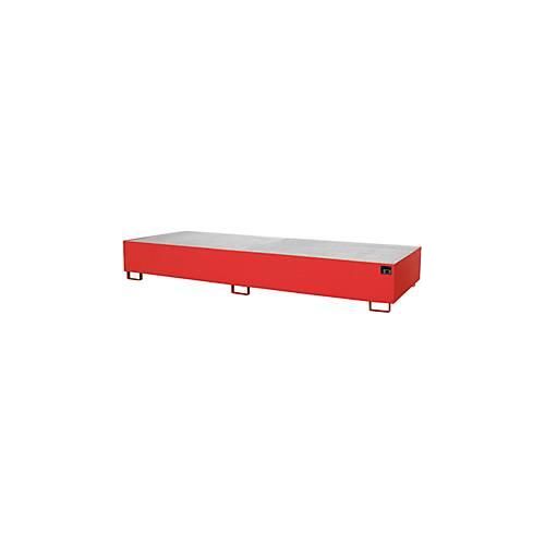 4052462055797 - eurokraft pro Regal-Bodenwanne 1000 l Auffangvolumen LxBxH 3550 x 1300 x 355 mm mit Gitterrost feuerrot 4052462055797 - eurokraft pro Regal-Bodenwanne 1000 l Auffangvolumen LxBxH 3550 x 1300 x 355 mm mit Gitterrost feuerrot