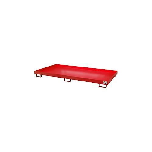 4052462037243 - eurokraft pro Regal-Bodenwanne 240 l Auffangvolumen LxBxH 2650 x 1300 x 210 mm ohne Gitterrost rot lackiert 4052462037243 - eurokraft pro Regal-Bodenwanne 240 l Auffangvolumen LxBxH 2650 x 1300 x 210 mm ohne Gitterrost rot lackiert