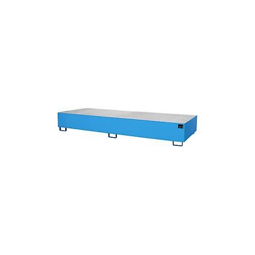 4052462054813 - eurokraft pro Regal-Bodenwanne 1000 l Auffangvolumen LxBxH 3550 x 1300 x 355 mm mit Gitterrost lichtblau 4052462054813 - eurokraft pro Regal-Bodenwanne 1000 l Auffangvolumen LxBxH 3550 x 1300 x 355 mm mit Gitterrost lichtblau