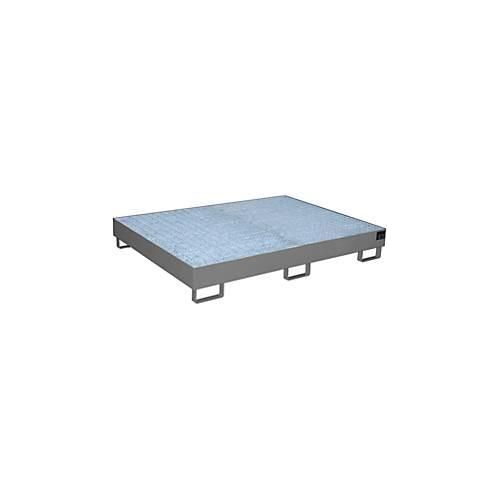 4052462040939 - Regalwanne Typ RW GR 1800 mit Gitterrost grau RAL7005