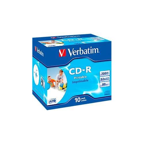 0023942433255 - 52x CD-R 12cm 1x10 Verbatim Data Life Plus JC CD-R 80 700MB 52x printable 43325 0023942433255 0023942433255 - 52x CD-R 12cm 1x10 Verbatim Data Life Plus JC CD-R 80 700MB 52x printable 43325 0023942433255