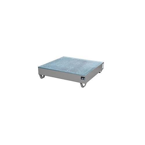 4052462021242 - Stahl-Auffangwanne mit Gitterrost 1200 x 1200 mm grau RAL 7005 4052462021242 - Stahl-Auffangwanne mit Gitterrost 1200 x 1200 mm grau RAL 7005