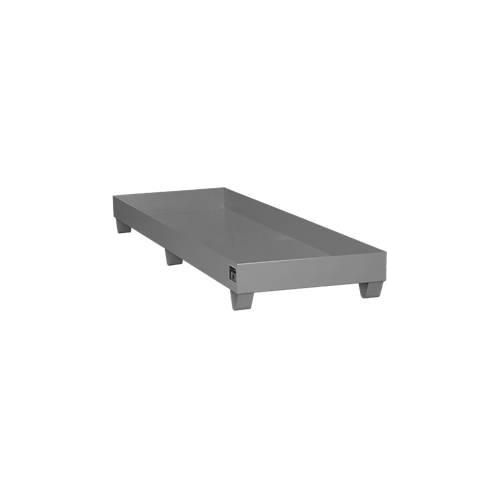 4052462041172 - Stahl-Auffangwanne ohne Gitterrost 2400 x 800 mm grau RAL 7005
