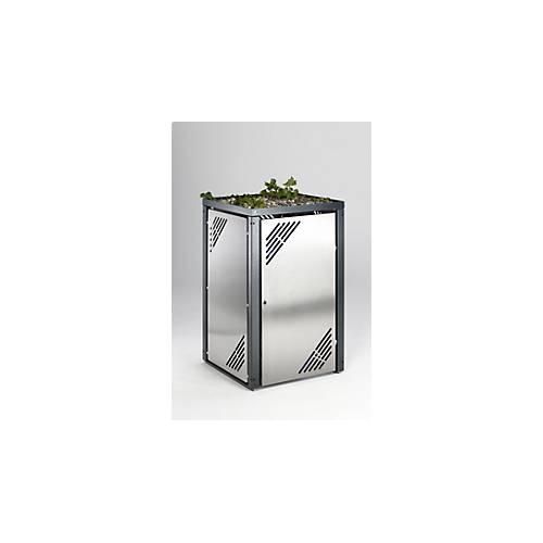 4030695212576 - VAR Müllbehälterschrank mit Pflanzdeckel abschließbar Anbauelement Edelstahl 4030695212576 - VAR Müllbehälterschrank mit Pflanzdeckel abschließbar Anbauelement Edelstahl