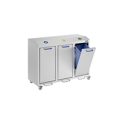 4260257923460 - Wertstoffsammler G-collect X 2001 L 1070 x B 490 x H 800 mm 3-fach 4260257923460 - Wertstoffsammler G-collect X 2001 L 1070 x B 490 x H 800 mm 3-fach