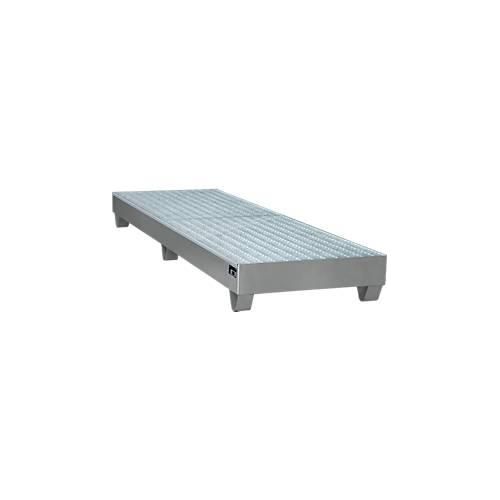 4052462021495 - Stahl-Auffangwanne mit Gitterrost 2400 x 800 mm grau RAL 7005 4052462021495 - Stahl-Auffangwanne mit Gitterrost 2400 x 800 mm grau RAL 7005