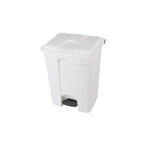 4897020622697 - EUROKRAFTbasic Pedal- Tretabfallsammler Volumen 70 l BxHxT 505 x 675 x 415 mm weiß