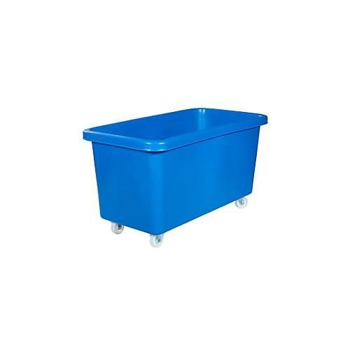4250677900974 - Rechteckbehälter aus Polyethylen fahrbar Inhalt 450 l blau ab 5 Stk kaiserkraft 4250677900974 - Rechteckbehälter aus Polyethylen fahrbar Inhalt 450 l blau ab 5 Stk kaiserkraft