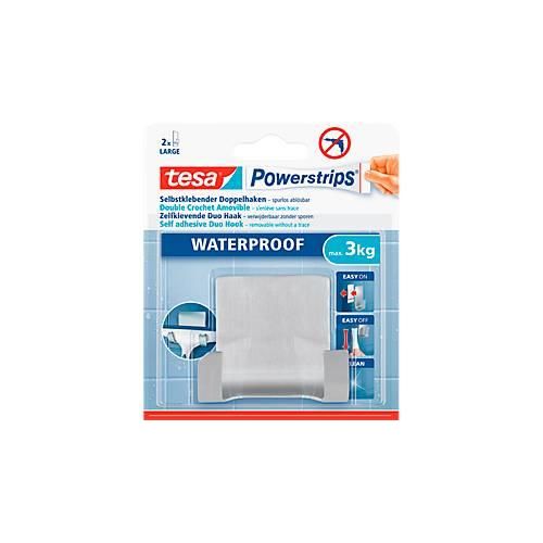 4042448175274 - tesa Powerstrips Waterproof Duohaken Zoom aus Edelstahl für Feuchträume max 3 kg 4042448175274 - tesa Powerstrips Waterproof Duohaken Zoom aus Edelstahl für Feuchträume max 3 kg