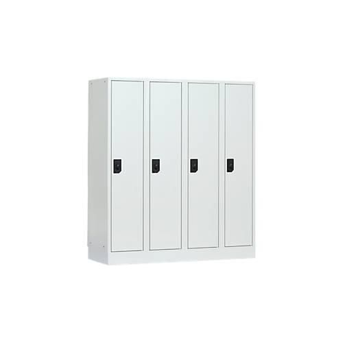 4250618231358 - Schulspind Abteilbreite 300 mm Sicherheitszylinderschloss 4 Abteile lichtgrau lichtgrau