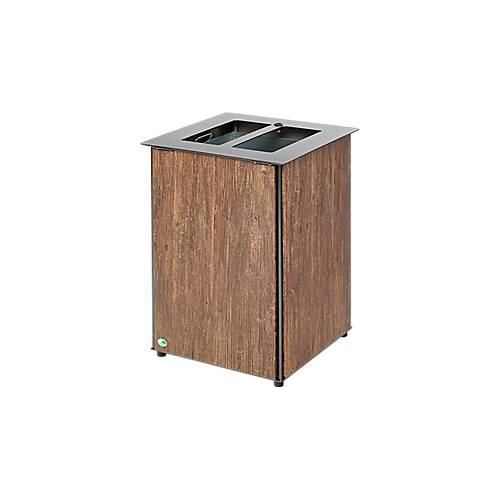 4030695213627 - VAR Abfallbehälter Inhalt 80 L mit Dreikant-Schloss zur Bodenbefestigung holzoptik 4030695213627 - VAR Abfallbehälter Inhalt 80 L mit Dreikant-Schloss zur Bodenbefestigung holzoptik