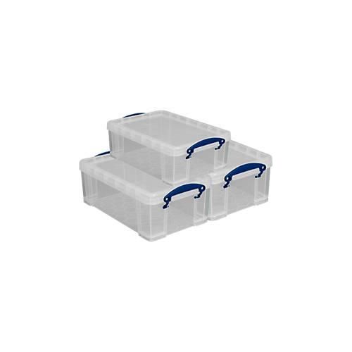 4250510934067 - Really Useful Boxen Fassungsvermögen 9 Liter als Lager- und Kurierbox 3er-Set 4250510934067 - Really Useful Boxen Fassungsvermögen 9 Liter als Lager- und Kurierbox 3er-Set