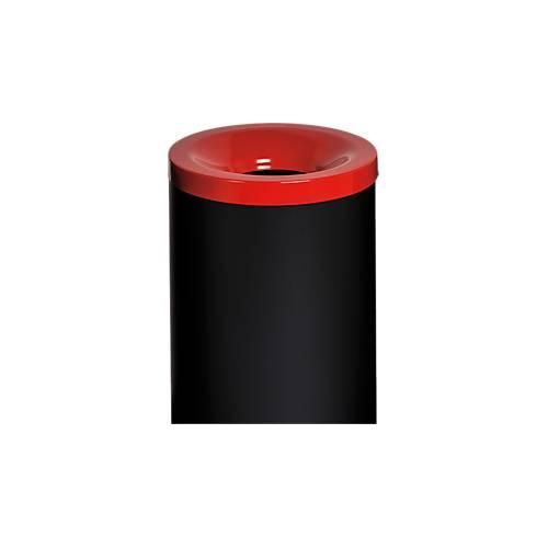 8033433777555 - Sicherheitsabfallbehälter Grisu Color 50L schwarz rot 8033433777555 - Sicherheitsabfallbehälter Grisu Color 50L schwarz rot